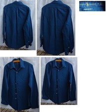 Ralph Lauren Herren Hemd dunkel blau Gr  M Indigo Oxford Logo in dunkel blau