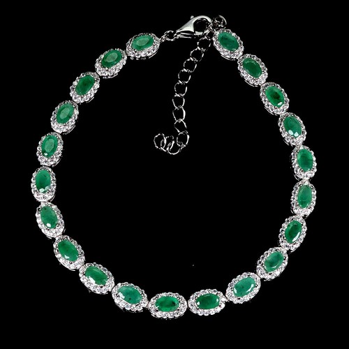 925 sterling silber armband - silber,