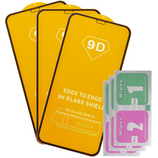 3x Echt Glas Schutzfolie Schutzglas iPhone X XS XS Max XR 11 11 12 13 Pro / Max