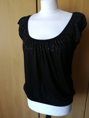 Shirt viskoseshirt schwarz - h&m,