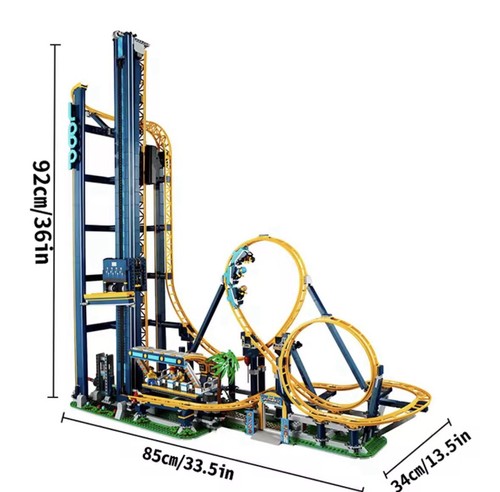 Loop coaster achterbahn - loop, 3756