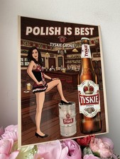 Tyskie Polish Beer Pin Up Girl
