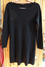 Kleid,Strickkleid,Hallhuber,schwarz,34,XS,100 % Wolle