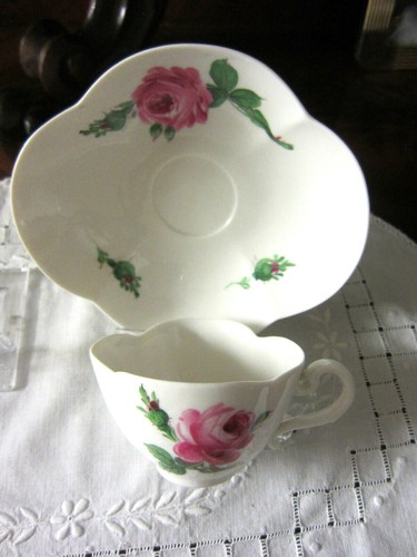 Alte meissen moccatasse rote - alte,