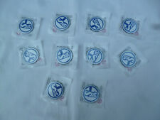 Schalke 04 ,  10 gleiche Fußball Verein Kühlschrank Magnete Embleme rund