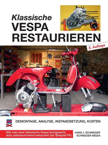 Klassische vespa restaurieren - vespa,