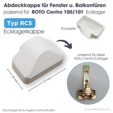 Ecklager Abdeckkappen, passend