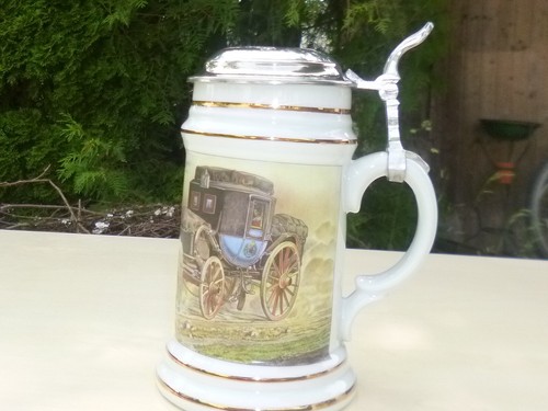 Bierkrug zinndeckel - bierkrug, m.