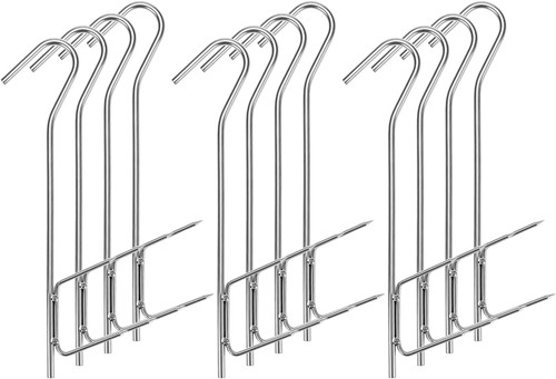 Räucherhaken 21cm edelstahl - räucherhaken,
