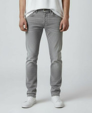 Diesel  D-Strukt Herren Jeans Slim Fit Stretch Denim grau Gr. W 32 L 32