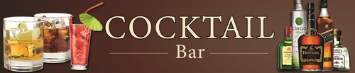 Banner cocktailbar bar - m, 'cocktailbar'