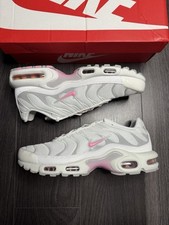 Nike Air Max Plus TN Summit White Pink Rise HF0107-100 Damen UK 9,5