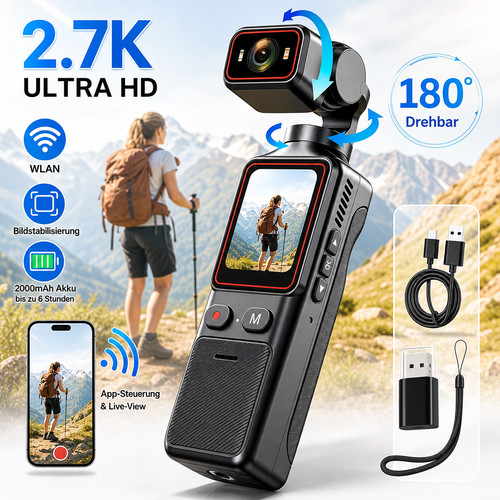Wlan vlogging kamera handheld - vlogging,
