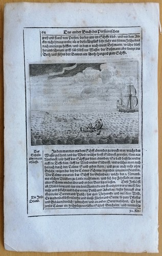 Olearius original kupferstich - olearius,