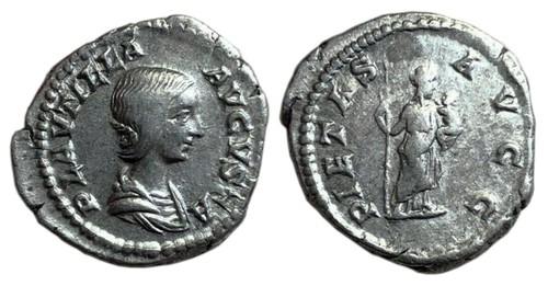 Plautilla denar rom pietas - plautilla,