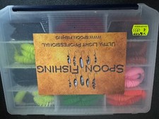 forellenköder gummi set Ul- Köderbox Spoonangeln