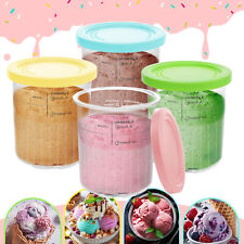 4x Creami Behälter Eisbecher für Ninja Creami Deluxe Ice Cream Maker NC501 NC500