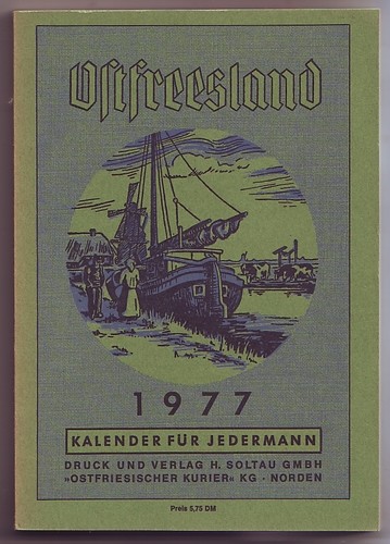 Ostfriesland kalender 1977 - ostfriesland,