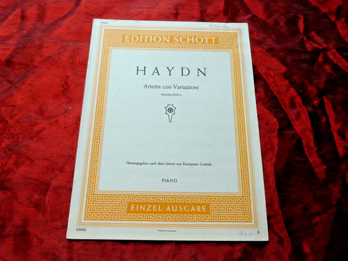 Haydn arietta con variazioni - haydn,