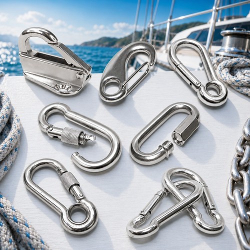 Karabiner edelstahl v4a - edelstahl,