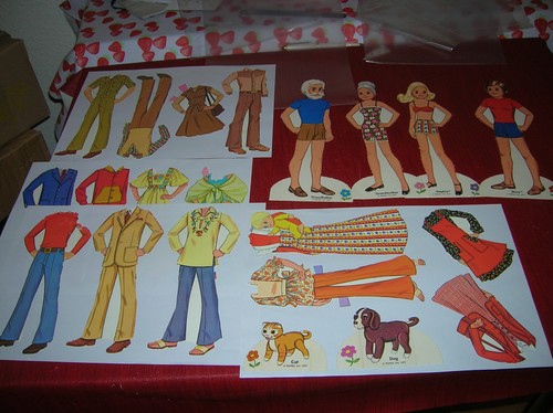 Anziehpuppe vintage - anziehpuppe,