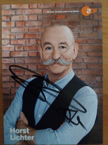 Horst lichter autogramm - horst,