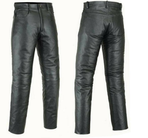 Schwarze herren lederhose - schwarze,