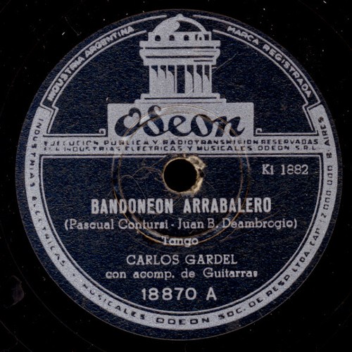 Carlos gardel voc - carlos, bandoneon