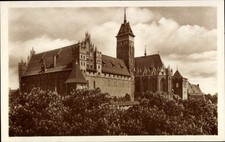 Ak Marienburg Malbork Westpreußen, Ordensburg, Hochschloss von Südost - 11467717