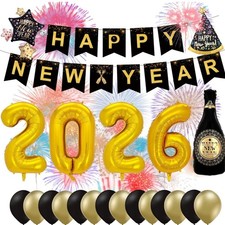 Komplettes Neujahrsdeko Set