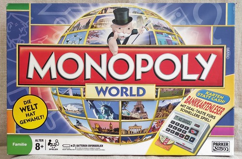 Brettspiel monopoly world - world, *