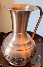 Vase Kanne Massiv Kupfer 50x25 CM Vintage Ca. 2 Kilo