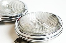 Paar Oldtimer Zusatzscheinwerfer -HELLA 140 - H1 - Chrom