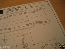 Maßplan Bodengruppe Ford Capri 1 