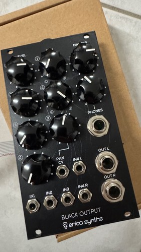 Erica synths black - synths, output