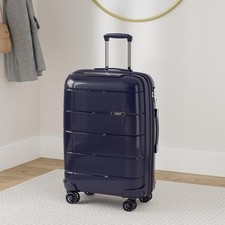 KONO Hartschalenkoffer Groß Leicht Koffer Trolley  (Dunkelblau, XL (74cm - 105L)