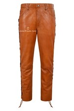 Herren Biker Lederhose