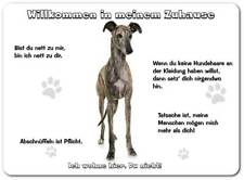 Warnschild - 20x30cm -  Willkommen in Meinem Zuhause - Galgo Espanol