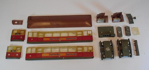 Spur bausatz beiwagen - h0,