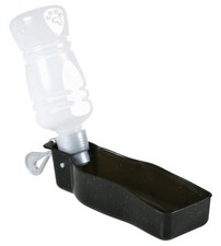 Wasserspender für unterwegs Trinkflasche mit Napf 