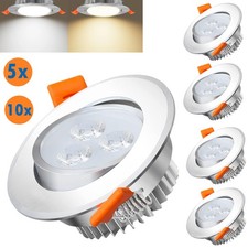 5/10x LED Einbauleuchte 5W
