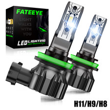 FATEEYE 2X H11 H8 H9 LED