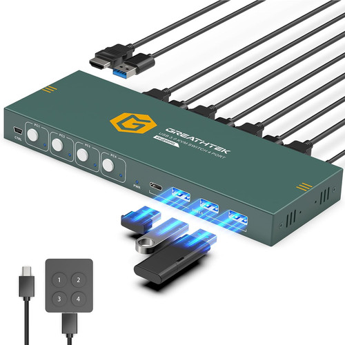 Hdmi kvm switch 1 monitor - switch,