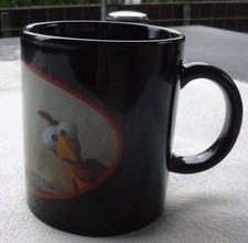 Kaffeetasse schwarz MOORHUHN Comic Kaffee Tee Grog Glühwein ca. 0,3 L Becher Mug