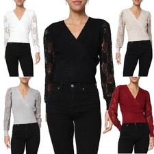 Damen Pullover Pulli Langarm