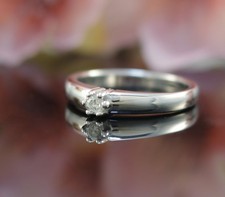 Solitär Brillant Ring in