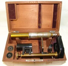 rare antique brass Microscope