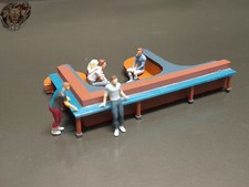 1/87 Sitzende Figuren Bank Sofa Club Lobby Mann Frau Stadt Dekoration HO H0