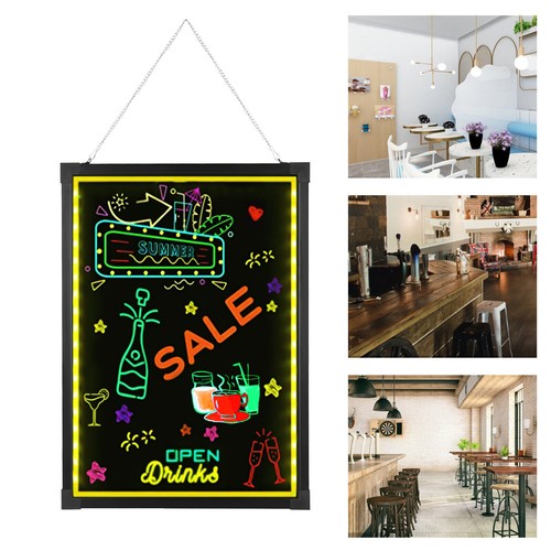Led schreibtafel - led,