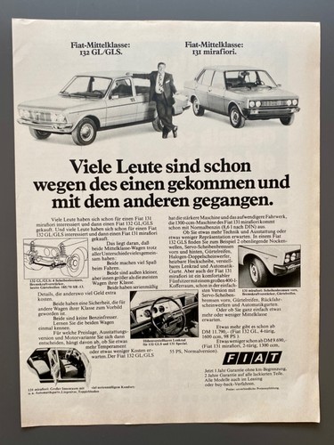 Fiat mittelklasse 132 131 - gl,